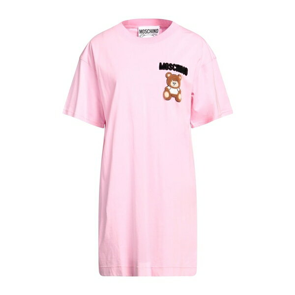 【送料無料】 モスキーノ レディース ワンピース トップス Mini dresses Pink(4)