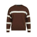 【送料無料】 レ コパン メンズ ニット&セーター アウター Sweaters Brown(4)