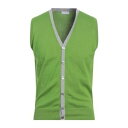 【送料無料】 ロッソピューロ メンズ カーディガン アウター Cardigans Green