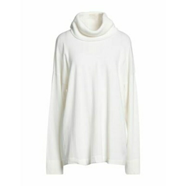 【送料無料】 アルファス テューディオ レディース ニット&セーター アウター Turtlenecks White