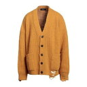 【送料無料】 ディースクエアード メンズ カーディガン アウター Cardigans Yellow(4)