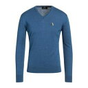 【送料無料】 アクアスキュータム メンズ ニット&セーター アウター Sweaters Blue