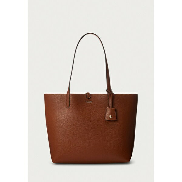 ラルフローレン レディース トートバッグ バッグ FAUX LEATHER LARGE REVERSIBLE TOTE BAG - Tote bag - brown/orange