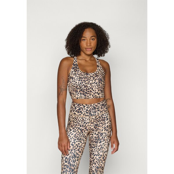 ダナ キャラン ニューヨーク レディース フィットネス スポーツ RACERBACK LONG LINE BRA - Light support sports bra - roar whiskey