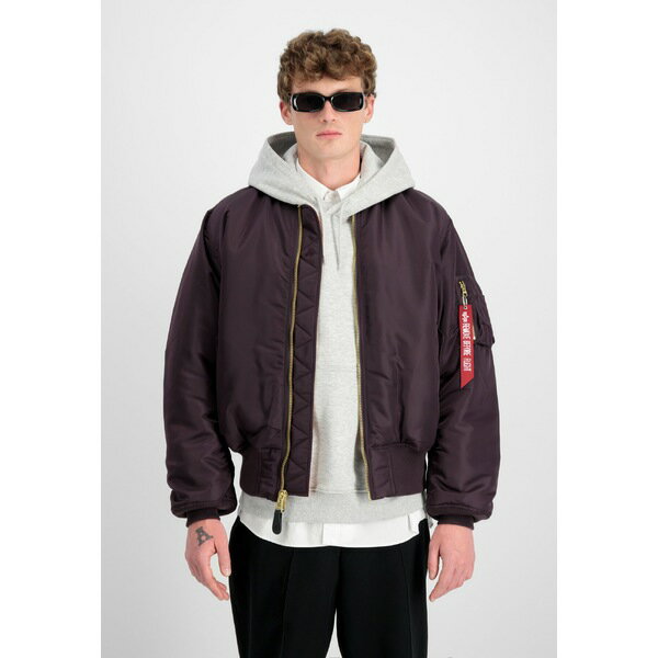 アルファインダストリーズ メンズ ジャケット＆ブルゾン アウター HERITAGE - Bomber Jacket - plum