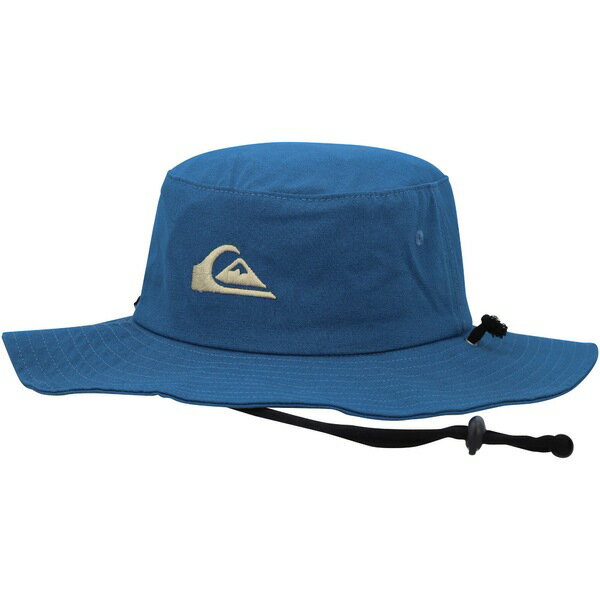 クイックシルバー メンズ 帽子 アクセサリー Quiksilver Bushmaster Safari Boonie Bucket Hat Blue