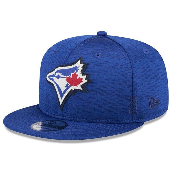 j[G Y Xq ANZT[ Toronto Blue Jays New Era 2024 Clubhouse 9FIFTY Snapback Hat Royal