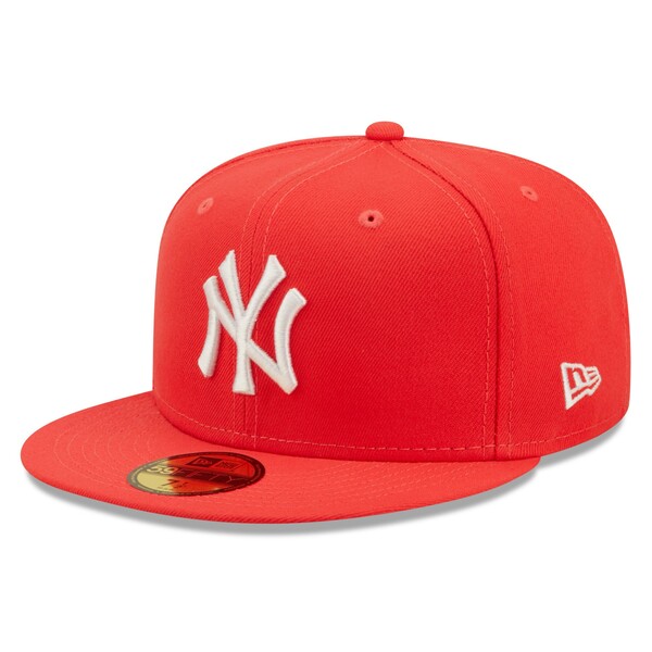 ˥塼  ˹ ꡼ New York Yankees New Era Lava Highlighter Logo 59FIFTY Fitted Hat Red