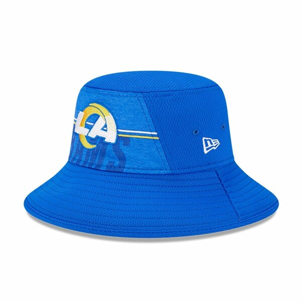 ˥塼  ˹ ꡼ Los Angeles Rams New Era 2023 NFL Training Camp Stretch Bucket Hat Royal