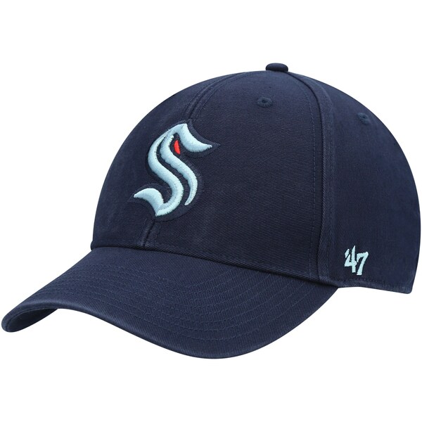 フォーティーセブン メンズ 帽子 アクセサリー Seattle Kraken '47 Legend MVP Adjustable Hat Navy