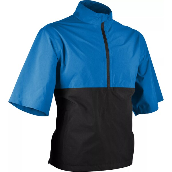 T}Ee Y Vc gbvX Sun Mountain Men's Monsoon Short Sleeve Waterproof Golf Pullover Royal/Black