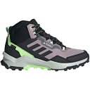 adidas アディダス レディース スニーカー 【adidas Terrex AX4 Mid Gore-Tex Preloved Fig Core Black Green Spark (Women's)】 サイズ US_9.5(26.5cm) Preloved Fig/Core Black/Green Spark(4)