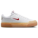 Nike ナイキ レディース スニーカー 【Nike Court Legacy Lift White Gum Yellow Sail University Re...