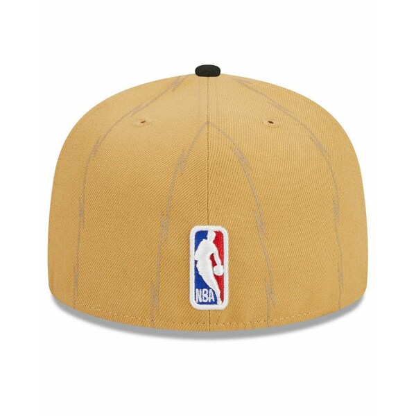 ˥塼 ǥ ˹ ꡼ Men's Gold, Black Toronto Raptors 2023/24 City Edition 59FIFTY Fitted Hat Gold, Black