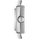 eB\bg fB[X rv ANZT[ Women's Swiss Lovely Square Diamond Accent Stainless Steel Bracelet Watch 20mm Grey