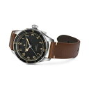 ハミルトン カーキ 腕時計（レディース） ハミルトン レディース 腕時計 アクセサリー Men's Khaki Aviation Pioneer Automatic Brown Leather Strap Watch 38mm Brown