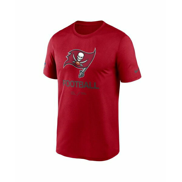 ナイキ レディース Tシャツ トップス Men's Red Tampa Bay Buccaneers Infographic Performance T-shirt Red