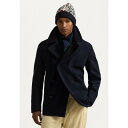 ラルフローレン メンズ サンダル シューズ POLO WOOL-BLEND MELTON PEACOAT - Classic coat - navy