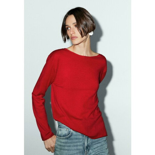 マッシモ ドゥッティ レディース ニット&セーター アウター BOAT NECK - Jumper - red マッシモ ドゥッティ レディース ニット&セーター アウター BOAT NECK - Jumper - red