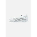 アディダス メンズ バスケットボール スポーツ PREDATOR LEAGUE LACELESS FG/MG - Moulded stud football boots - footwear white/silver metallic/bright royal