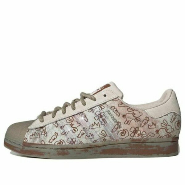 楽天astyadidas アディダス メンズ スニーカー 【adidas Melting Sadness x Superstar 'Allover Graphics - Clear Brown' H06343】 サイズ US_10（28.0cm）