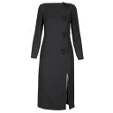 ヴァレンティノ ガラヴァーニ レディース ワンピース トップス Crepe Couture Midi Dress Black