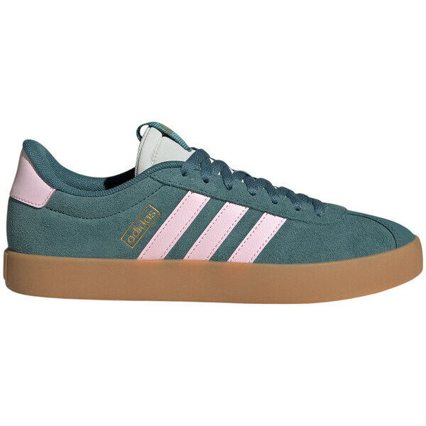 adidas ǥ ǥ ˡ adidas VL Court 3.0 Preloved Teal Clear Pink Gold Metallic (Women's)  US_W_10.5 Preloved Teal/Clear Pink/Gold Metallic