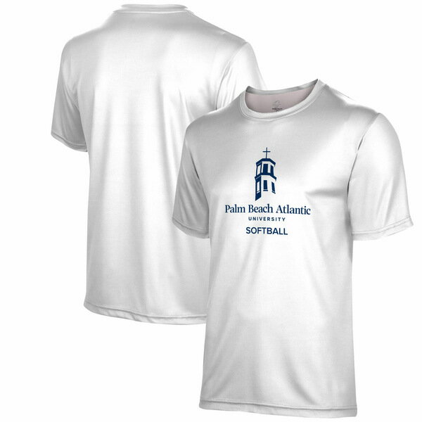 プロスフィア メンズ Tシャツ トップス Palm Beach Atlantic Sailfish ProSphere Softball TShirt White