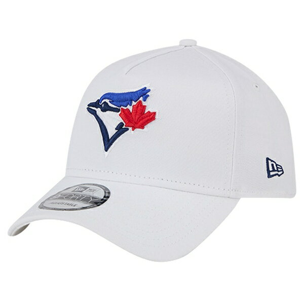 ニューエラ メンズ 帽子 アクセサリー Toronto Blue Jays New Era TC AFrame 9FORTY Adjustable Hat White