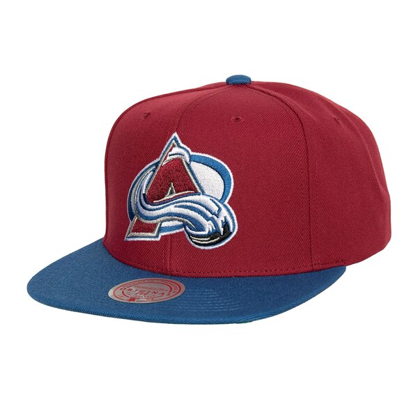 ミッチェル＆ネス ミッチェル&ネス メンズ 帽子 アクセサリー Colorado Avalanche Mitchell & Ness Core Team Ground 2.0 Snapback Hat Burgundy