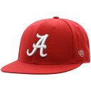 楽天astyトップ・オブ・ザ・ワールド メンズ 帽子 アクセサリー Alabama Crimson Tide Top of the World Team Color Fitted Hat Crimson