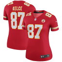 ナイキ レディース ユニフォーム トップス Travis Kelce Kansas City Chiefs Nike Women's Legend Jersey Red