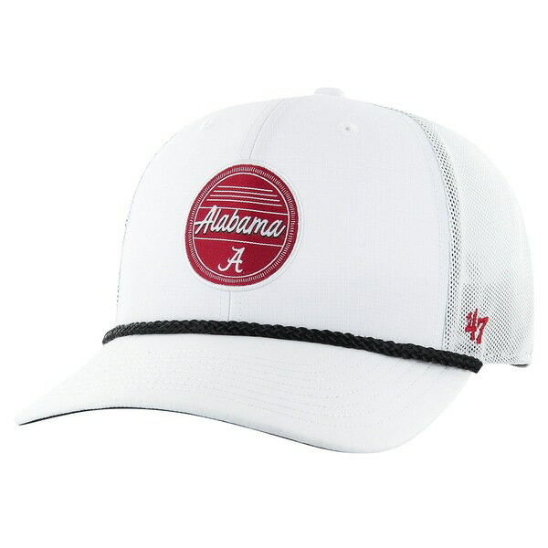 楽天astyフォーティーセブン メンズ 帽子 アクセサリー Alabama Crimson Tide '47 Fairway Trucker Adjustable Hat White