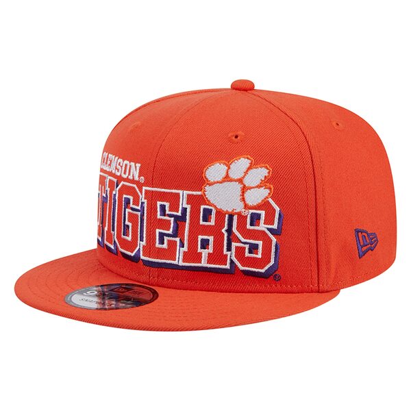 ニューエラ メンズ 帽子 アクセサリー Clemson Tigers New Era Game Day 9FIFTY Snapback Hat Orange