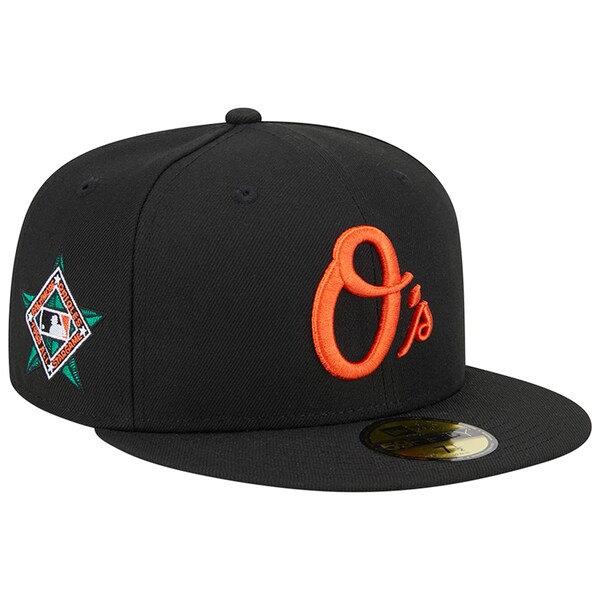 ニューエラ メンズ 帽子 アクセサリー Baltimore Orioles New Era Alternate Logo 1993 MLB AllStar Game Team Color 59FIFTY Fitted Hat Black