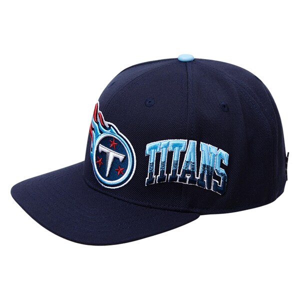 vX^_[h Y Xq ANZT[ Tennessee Titans Pro Standard Hometown Snapback Hat Navy
