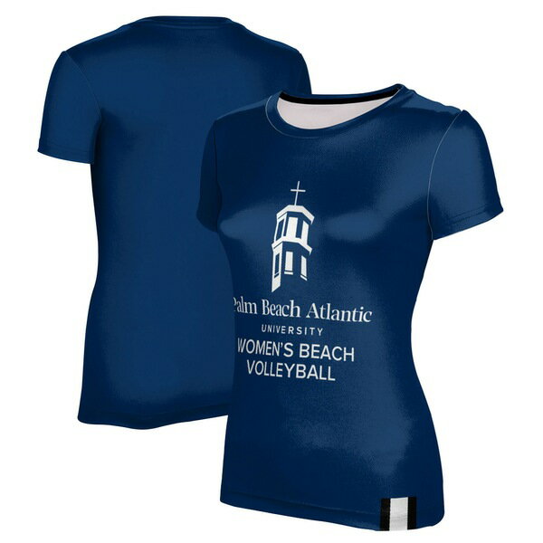 プロスフィア レディース Tシャツ トップス Palm Beach Atlantic Sailfish ProSphere Women's Women's Beach Volleyball TShirt Navy