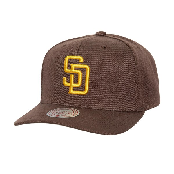 ミッチェル＆ネス ミッチェル&ネス メンズ 帽子 アクセサリー San Diego Padres Mitchell & Ness Team Pro Snapback Hat Brown