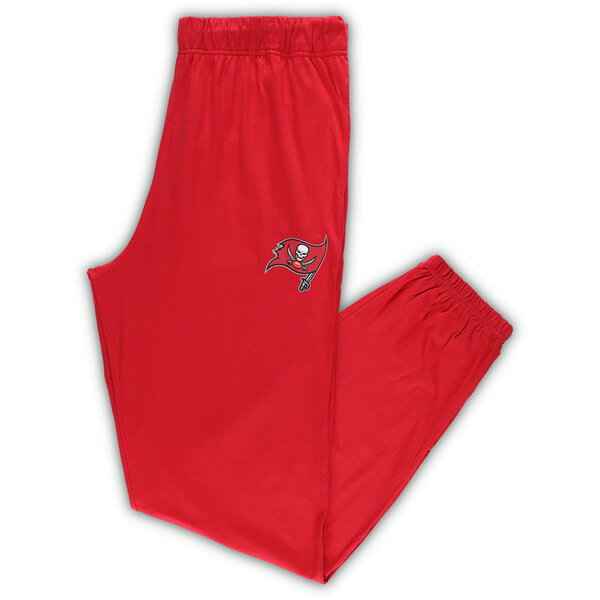 ファナティクス メンズ カジュアルパンツ ボトムス Tampa Bay Buccaneers Fanatics Branded Big & Tall Tracking Lightweight Pajama Pants Red