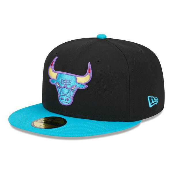 ˥塼  ˹ ꡼ Chicago Bulls New Era Arcade Scheme 59FIFTY Fitted Hat Black/Turquoise