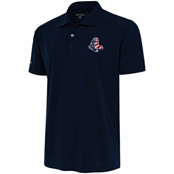 AeBOA Y |Vc gbvX Boston Red Sox Antigua Patriotic Tribute Polo Navy