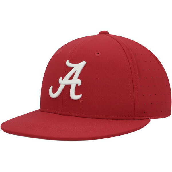 楽天astyナイキ メンズ 帽子 アクセサリー Alabama Crimson Tide Nike Aero True Baseball Performance Fitted Hat Crimson