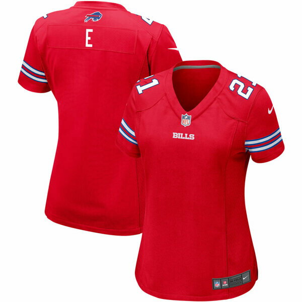 楽天astyナイキ レディース ユニフォーム トップス Buffalo Bills Nike Women's Alternate Custom Game Jersey Red