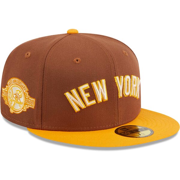 ニューエラ メンズ 帽子 アクセサリー New York Yankees New Era Tiramisu 59FIFTY Fitted Hat Brown