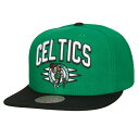 ミッチェル＆ネス ミッチェル&ネス メンズ 帽子 アクセサリー Boston Celtics Mitchell & Ness Hardwood Classics Arch Block Snapback Hat Kelly Green/Black