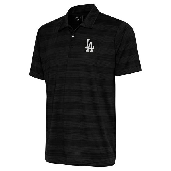 ƥ  ݥ ȥåץ Los Angeles Dodgers Antigua Metallic Compass Polo Black