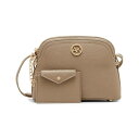 アンクライン レディース ショルダーバッグ バッグ Dome Crossbody with Detachable Card Case Truffle