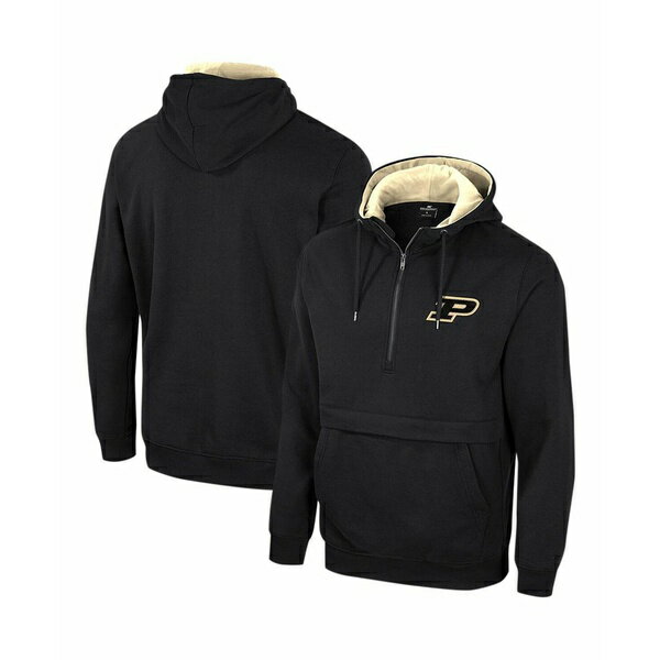   ѡåȥ  Men's Black Purdue Boilermakers Half-Zip ...