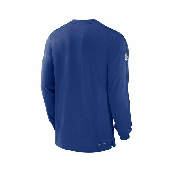 ナイキ メンズ シャツ トップス Men's Royal New York Giants Sideline Player Performance Long Sleeve T-Shirt Royal