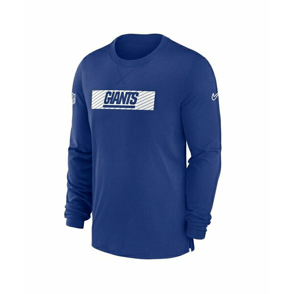 ナイキ メンズ シャツ トップス Men's Royal New York Giants Sideline Player Performance Long Sleeve T-Shirt Royal